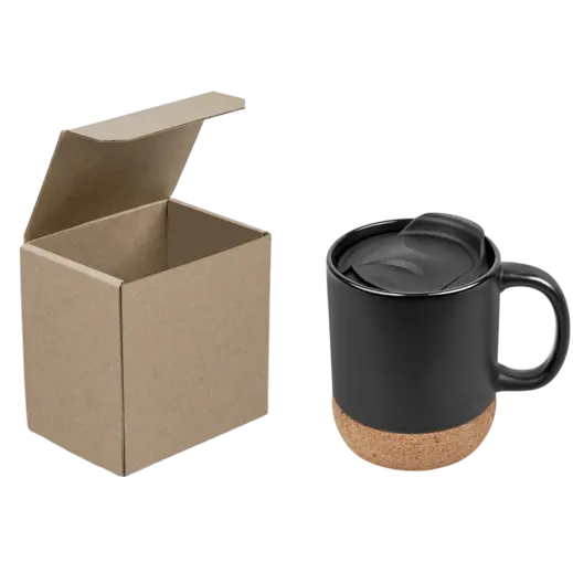 Sienna Mug in Bianca Custom Gift Box Black